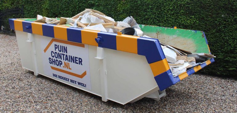 Container voor bouwafval