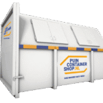 Puincontainer 10m3 dicht