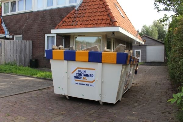 container voor puinafval