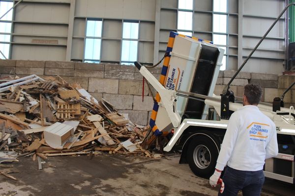 grofvuil container verwerken