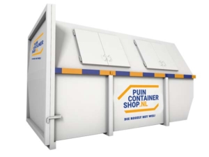 Puincontainer 10m3 gesloten